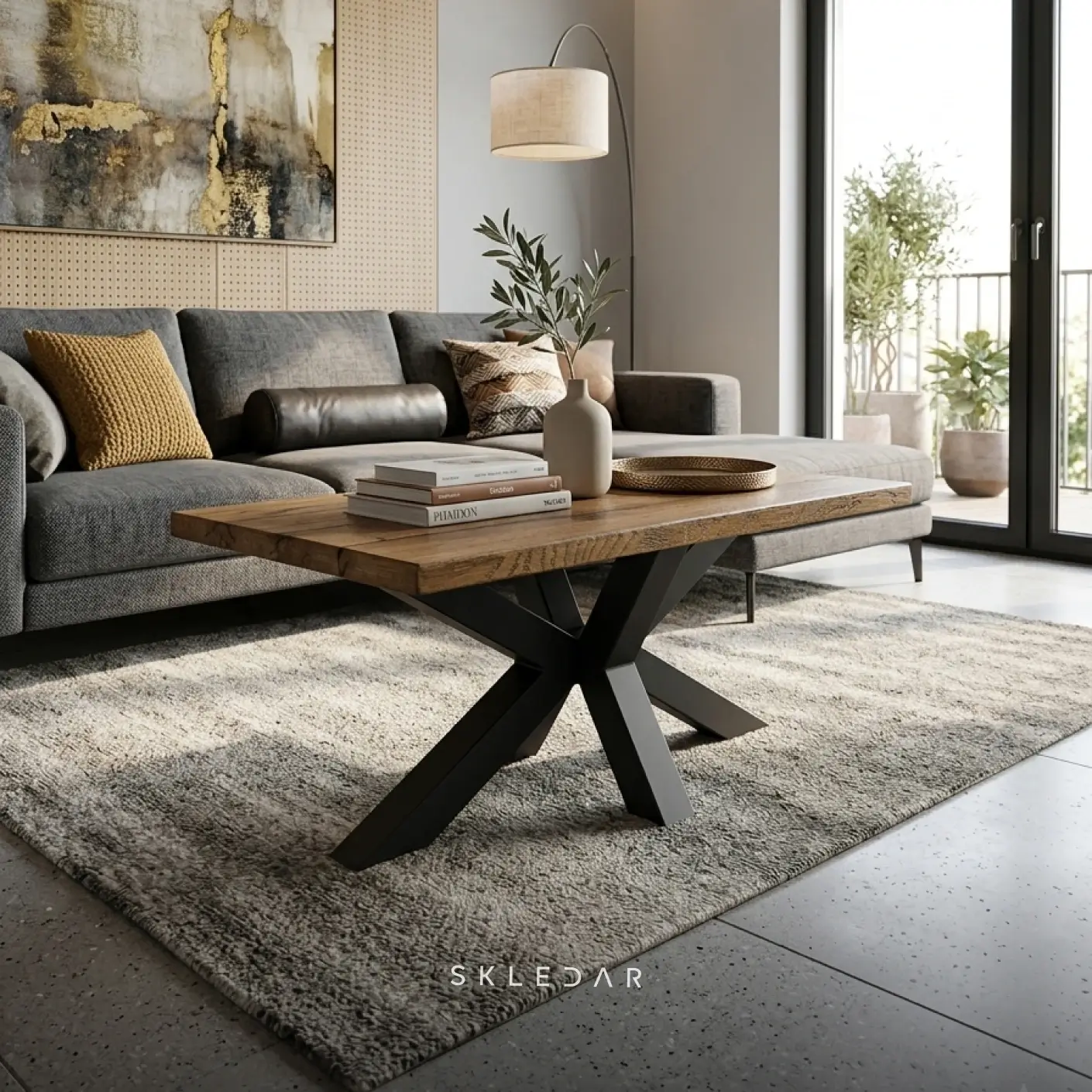 Podnožje star za klubsko mizo